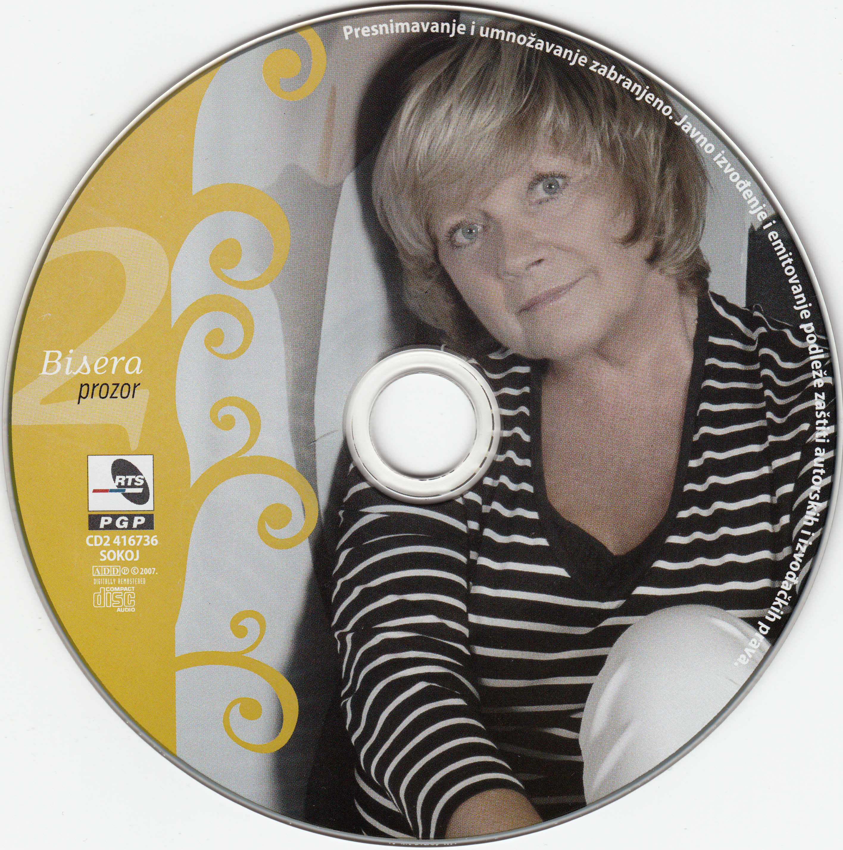 Bisera Veletanli 2007 CD Prozor cd 2