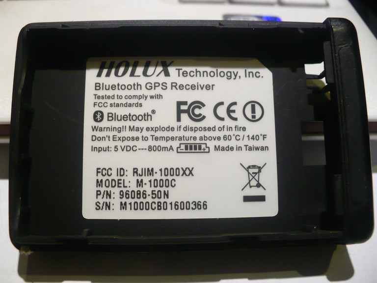 Holux M 1000 C model number year 2010