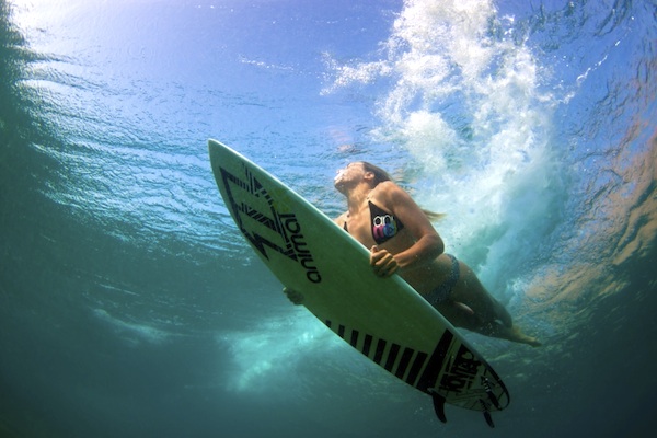Lanzarote surfer girl
