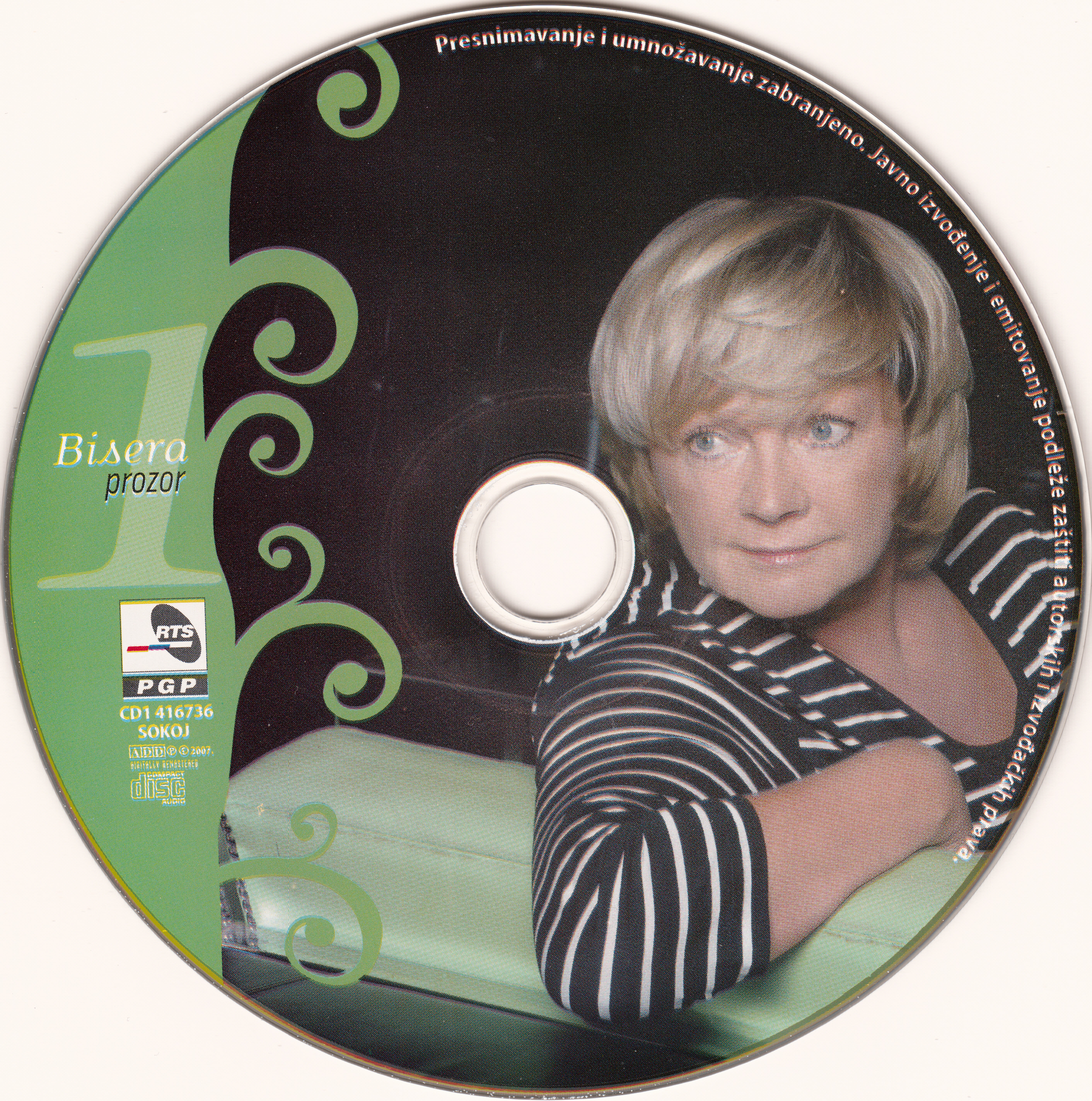 Bisera Veletanli 2007 CD Prozor cd 1