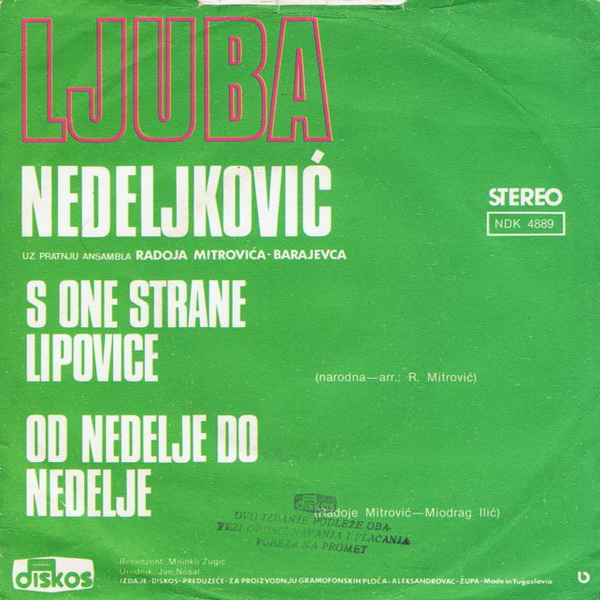 Ljuba Nedeljkovic 1979 Zadnja 30 03 1979