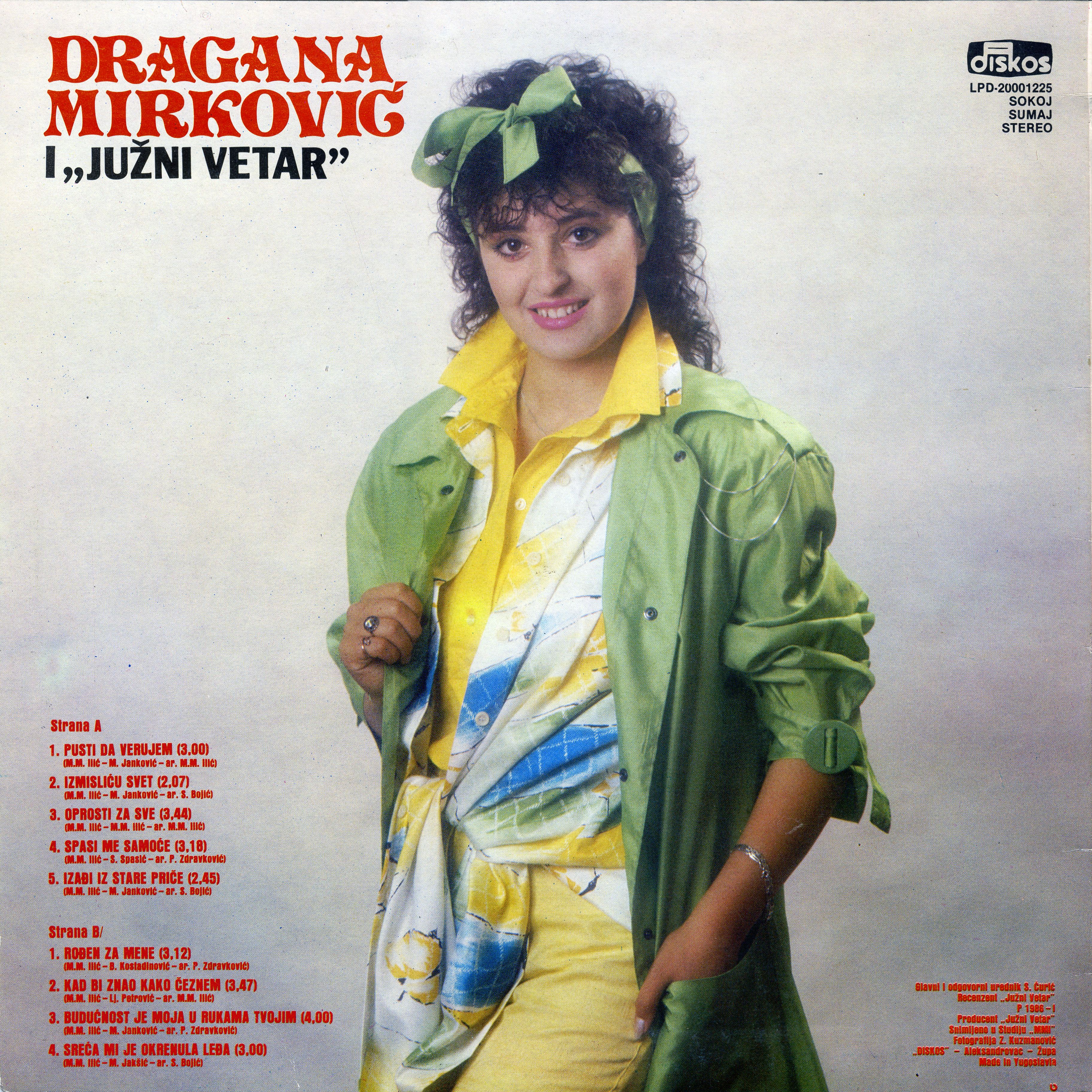 Dragana Mirkovic 1986 2